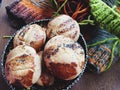 Cookies with knitting