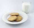 Cookies & Milk Royalty Free Stock Photo