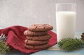 Cookies and milk for Santa Clause Royalty Free Stock Photo