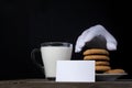 Cookies and milk for Santa Royalty Free Stock Photo