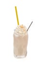 Cookies milkshake isolated Royalty Free Stock Photo