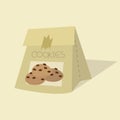 Cookies in Paper Bag Royalty Free Stock Photo