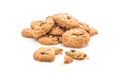 cookies with raisin and roasted cashew nuts Royalty Free Stock Photo