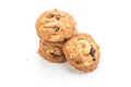 cookies with raisin and roasted cashew nuts Royalty Free Stock Photo