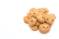 cookies with raisin and roasted cashew nuts Royalty Free Stock Photo