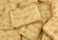 Cookies, Saltine cracker, Crispy cracker, background Royalty Free Stock Photo