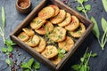 Cookies with spicy herbs