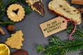 Cookies tag pendant christmas love gift panorama bake