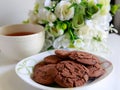 Cookies and tea Royalty Free Stock Photo