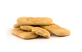Cookies on a white background. Royalty Free Stock Photo
