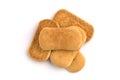 Cookies on a white background. Royalty Free Stock Photo