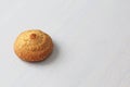 Cookies on a white background, similar to female nipples. nipples in the form of cookies. Humor, double meaning Royalty Free Stock Photo