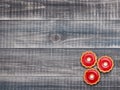 Cookies on wooden table Royalty Free Stock Photo