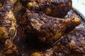 Jamaican Jerk Chicken Legs Royalty Free Stock Photo