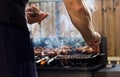 Cooking BBQ Royalty Free Stock Photo