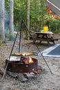 Cooking on a Campfire