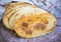 Cooking Caucasian Lavash in Tandoor Royalty Free Stock Photo