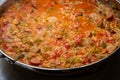 Cooking Chicken Andouille Sausage Jambalaya