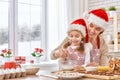 Cooking Christmas biscuits