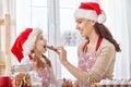 Cooking Christmas biscuits