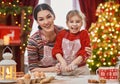 Cooking Christmas cookies