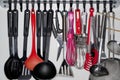 Cooking cutlery simplifies cooking in the kitchen and was photographed here in the studio