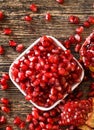 cooking desserts and meat using pomegranate juice