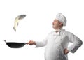 Cooking fish Royalty Free Stock Photo