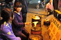 Cooking girl, The Ethnic minority Royalty Free Stock Photo