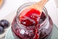 Homemade plum jam