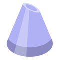 Cooking icing nozzles icon isometric vector. Cake pastry