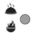 Cooking icon template vector Royalty Free Stock Photo