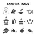 Cooking icons Royalty Free Stock Photo
