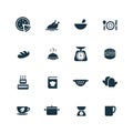 Cooking icons set Royalty Free Stock Photo