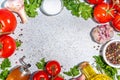 Cooking ingredients background Royalty Free Stock Photo