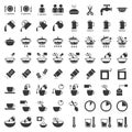 cooking instruction icon, material for use in package and container