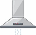 Cooking Kitchen Hood Icon in flat style. Vector Illustration