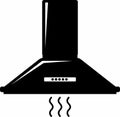 Cooking Kitchen Hood Icon in flat style. Vector Illustration