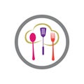 cooking logo symbol illustration design template Royalty Free Stock Photo