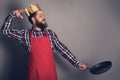 Cooking man concept Royalty Free Stock Photo