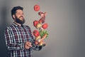 Cooking man concept Royalty Free Stock Photo