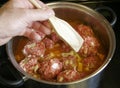 Cooking Meatballs at Home