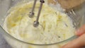 Cooking and mixing cream