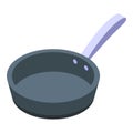 Cooking mould icon isometric vector. Metal baking