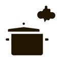 cooking odor icon Vector Glyph Illustration
