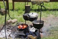 Cooking outdoors