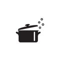 Cooking pan icon, Pot icon vector isolated Royalty Free Stock Photo