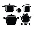 Cooking pan icon Royalty Free Stock Photo