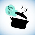 Cooking pan saucepan kitchen food illustration object pot cook