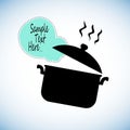 Cooking pan saucepan kitchen food illustration object pot